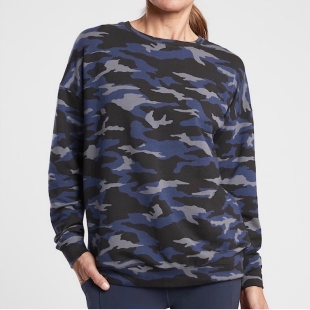 Athleta Studio To Street Printed Sweatshirt